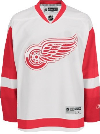 NHL Youth Detroit Red Wings White Premier Jersey - R58Hybee (White, Large/X-Large)