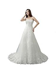 Girls Applique Lace-Up Sweetheart Tulle 2015  Dress with a Brush/Sweep Train 