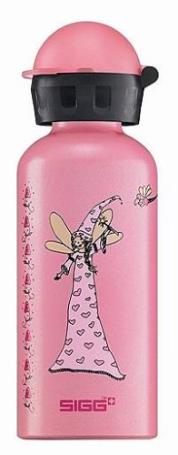Sigg Kids Lila Lula Eco Friendly Active Top Aluminum Reusable Water Bottle 0.4L