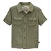Toddler Boys' Genuine Kids from OshKosh Short-Sleeve Solid Woven Top - Irish Moss