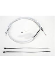 MAGNUM 32228HE Sterling Chromite II Braided Throttle Cable for Harley-Davidson (32228HE)