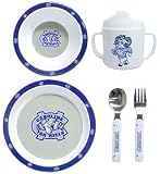 North Carolina Tar Heels 5 Piece Children's Dinner Set