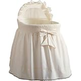 Baby Doll Embossed Damask Bassinet Set, Ecru Baby Doll Embossed Damask Bassinet Set, Ecru