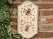 Kitchen & Housewares : Decorative Clock and Thermometer  with Owls 12023 West Meters