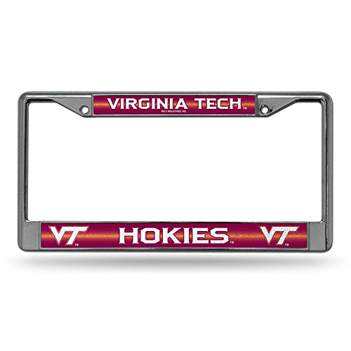 NCAA Virginia Tech Hokies Bling Chrome Plate Frame