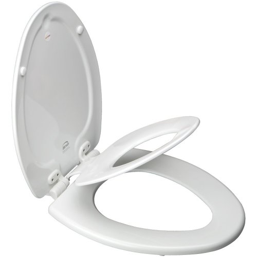 Mayfair 183EC 000 NextStep Built-in Potty Toilet Seat with Easy Clean and Change Feature, Elongated, White