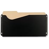 Officemate Heavy Duty Antimicrobial Wall File, Letter/Legal Size, Metal, Black (27030)