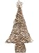 Festive Small Rattan Weave Tree, 18 Inches