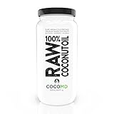 COCOMD World Exclusive 100% RAW Organic Virgin Coconut Oil 16 oz. State of the Art Extraction Retains Nutrients For Clear Skin & Healthy Hair. Whiten Teeth! Full Guarantee + Free Handcrafted Spoon.