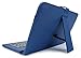 DURAGADGET Premium Quality 10.1-inch Faux Leather Micro USB 2.0 Tablet Keyboard Case in Blue for the FUSION5 XTRA POWER4 Tablet PC