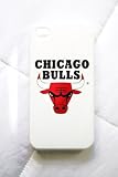 Sports Team iPhone 4 Plastic Hard Back Case Cover for iPhone 4g Chicago Bulls