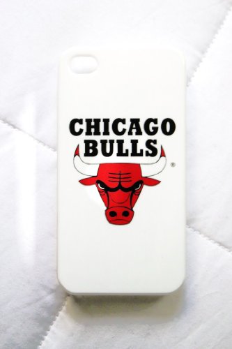 Sports Team iPhone 4 Plastic Hard Back Case Cover for iPhone 4g Chicago Bulls