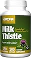 Jarrow Formulas Milk Thistle Standardized Silymarin Extract 30:1 Ratio, 150 mg per Capsule, 200 Gelatin Capsules