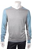 Theory - THEORY Mens Gray Augustine Silk Cashmere Sweater Size X-Large