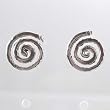 Small Whirlwind Stud Earrings in Sterling Silver, #9507