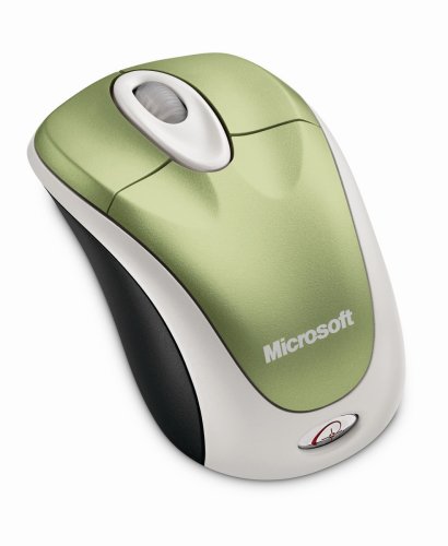 Microsoft Wireless Notebook Optical Mouse 3000--Aloe Green