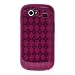Amzer Luxe Argyle High Gloss TPU Soft Gel Skin Case for Samsung/Google Nexus S - Hot Pink