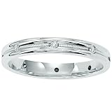 3mm Gypsy Style Diamond Anniversary Band .12cttw