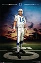 Indianapolis Colts (Peyton Manning Standing on Field) Sports Poster Print - 24" X 36"