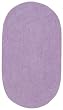 1'3 x 1'3 Round Made-to-Order Capel 0660CS0015475 Lavender Color Hand Braided American Rose Garden Collection Rug