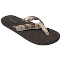 Women's Xhilaration® Ganesa Sandals - Brown Plaid