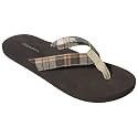 Women's Xhilaration&reg; Ganesa Sandals - Brown Plaid