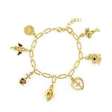 Holy Symbols Charm Bracelet