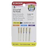 Singer Universal Ball Point Machine Needles 5-Count
