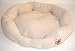 WILMA dog cushion - dog bed beige 18'' -cord style- #5027S