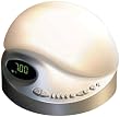 BioBrite Sunrise Clock Radio, Platinum