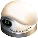 BioBrite Sunrise Clock Radio, Platinum