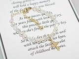 Gold Baptism Gift Bracelet
