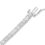 10k White Gold Diamond Bracelet (1 cttw, I-J Color, I3 Clarity), 7.25"