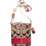 Coach Signature Hamptons Swing Pack Messenger Bag 41644 Magenta