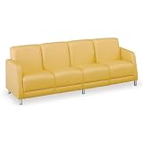 Leather Four Seat Sofa