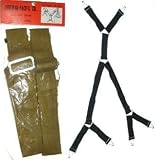 Dorfman-Pacific Wader Suspenders - Olive Green