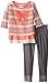 Little Lass Girls' 2 Piece Legging Set Sweater Knit Gold Lurex