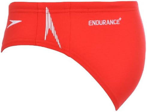 Speedo Superiority Junior Swimming Swim Swimwear Trunks Briefs - Red - 32