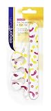 Elegant Touch Pedicure Accessories - Toe Separators & Fun File 
