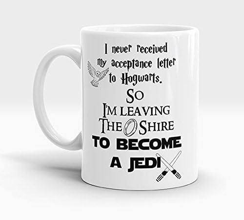 Funny Harry Potter Mug, Fynny Star Wars Mug, Funny Jedi Mug, Coffee, Tea Cup