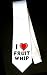I Love Fruit Whip Party Decoration Necktie