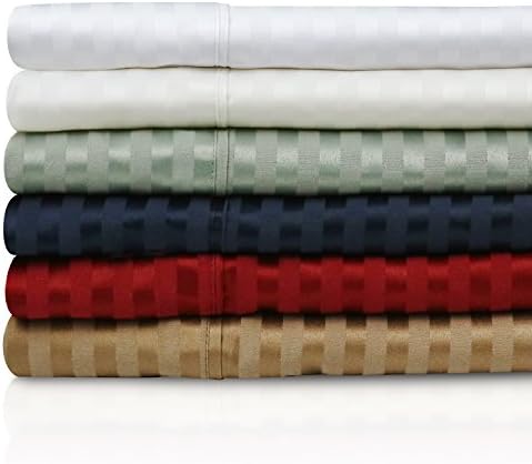 300 Thread Count Cotton Blend Deep Pocket Sheets - 3-Piece Bed Sheet Set - Ivory - Twin