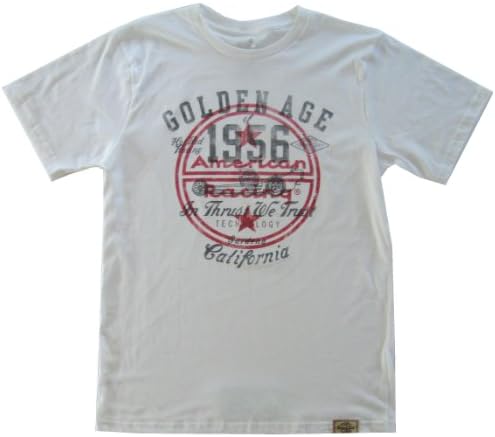 Wicked Quick American Racing Dissolve Tee Shirt (Color White, Size XL)