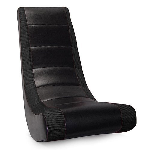 Ace Bayou ABC Life Style Furniture Video Rocker, Adult, Black/Black Stripe