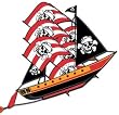 Pirate Ship 3-D 72" Long Nylon  Ultra Kites