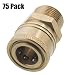 Erie Tools 75 Pressure Washer 3/8 Male NPT to M22 Quick Connect Socket Coupler 14 mm