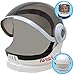 Astronaut Helmet with Movable Visor Pretend Play Toy Set for School Classroom Dress Up, Role Play Accessory, Stocking, Birthday Party Favor Supplies, Girls, Boys, Kids and Toddler. White