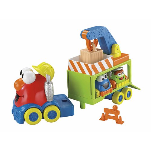 Childrens Toyshop  Toys : Fisher-Price Sesame Street Giggle 'N Go - Construction Hauler