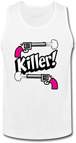 Malcobess Men's Pop art comics icon Killer Sleeveless Tank Top M