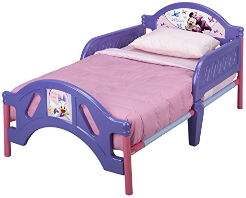 Plastic Toddler Bed, Disney Minnie Mouse